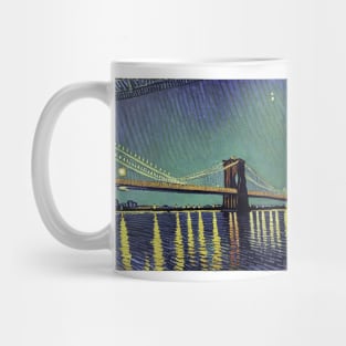 Brooklyn Bridge in Van Gogh's style Mug